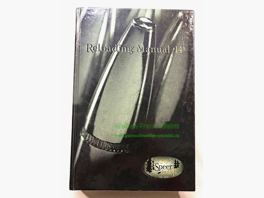 Speer / USA Buch Reloading Manual No. 14