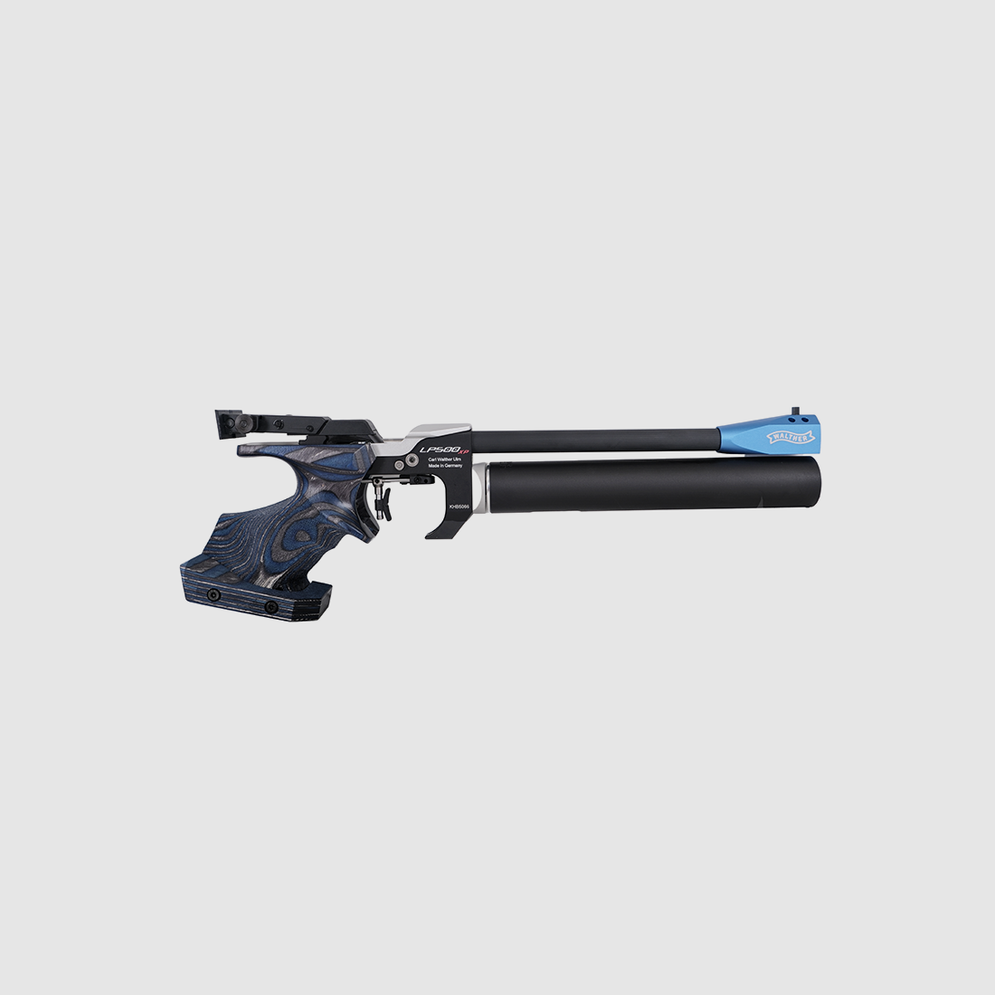Carl-Walther LP500 XP Blue Angel pistolet à air comprimé de match, poignée taille M, droitier, image 1 sur 6