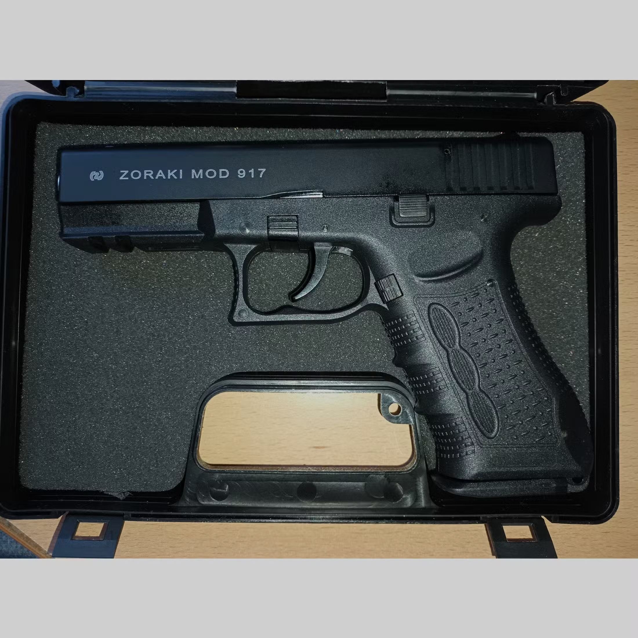 Zoraki Modell 917 brüniert - chrom, Kaliber 9 mm P.A. (P18) 