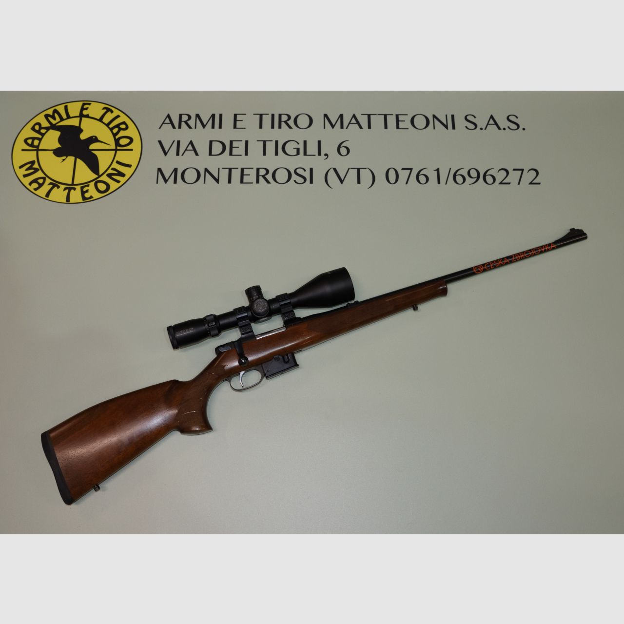 caliber 223 Rem including optic