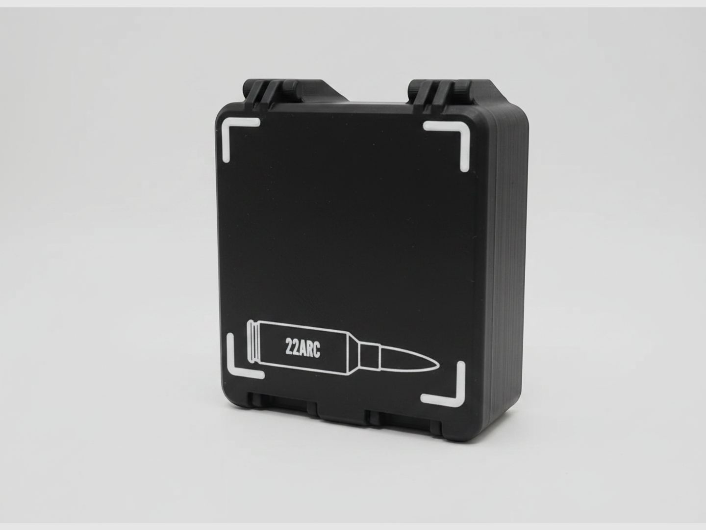 Filamelt Munitionsbox / 22 ARC / 'Klapp- / Rastdeckel' / Patronenbox, Ammo Box