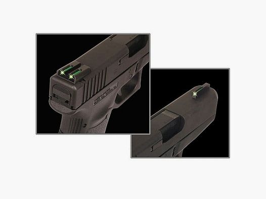 Truglo Tritium Mirino Glock Bassa Esecuzione Verde