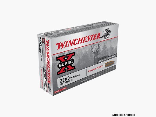 WINCHESTER – 300 WIN MAG 180GR POWER POINT