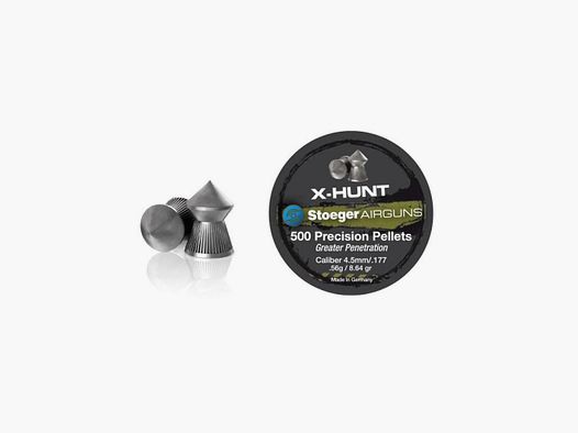 Stoeger X-Hunter, tête pointue, 0,56g, 4,5 mm, 500 pcs.