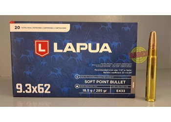 Amunicja LAPUA 9,3X62 SP MEGA 18,5G/285GR