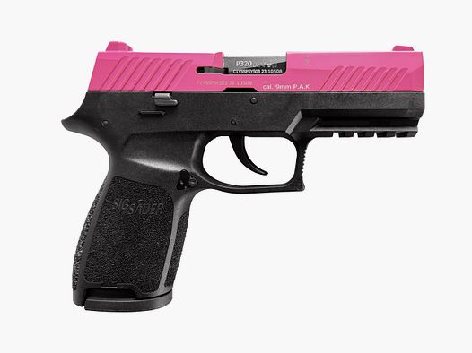 Sig Sauer P320 blank firing pistol 9mm P.A.K. Pink - Like new