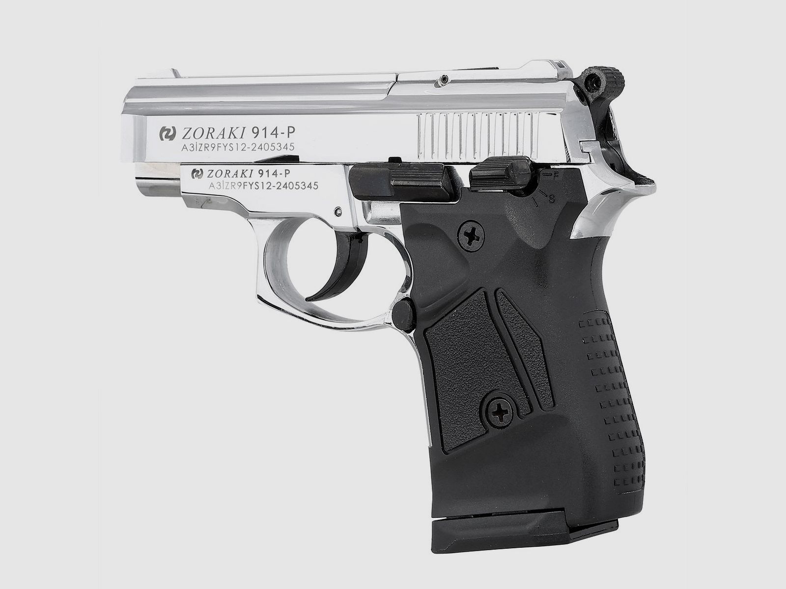 ZORAKI 914 Chrome 9 mm P.A.K. – pistola a salve – spedizione in tutta l’UE