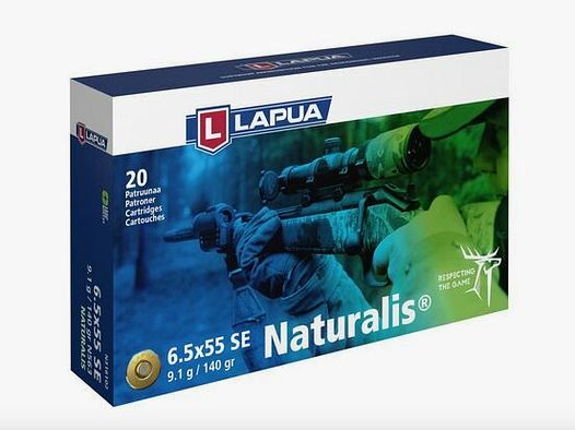 Munición de caza Lapua Naturalis 6,5x55 sin plomo