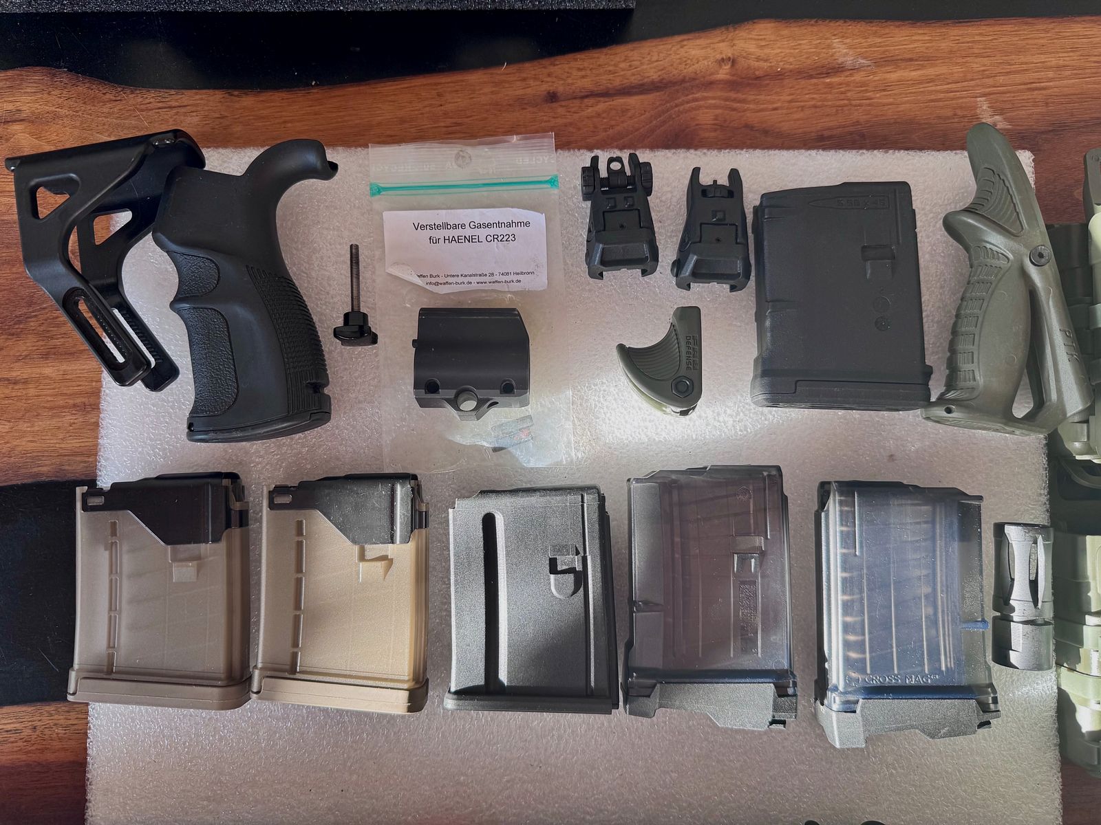Haenel CR 223 16.5" – match trigger + magazine + adjustable gas port + ATec muzzle brake, image 18 of 18
