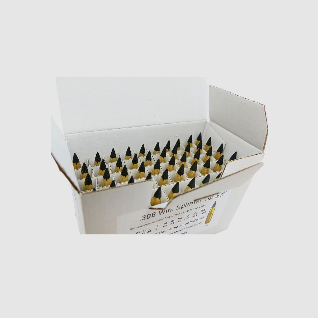 Geschoss-Manufaktur .308Win Splinter Tip 7,8g/120grs cartouche de carabine sans plomb, image 2 sur 2