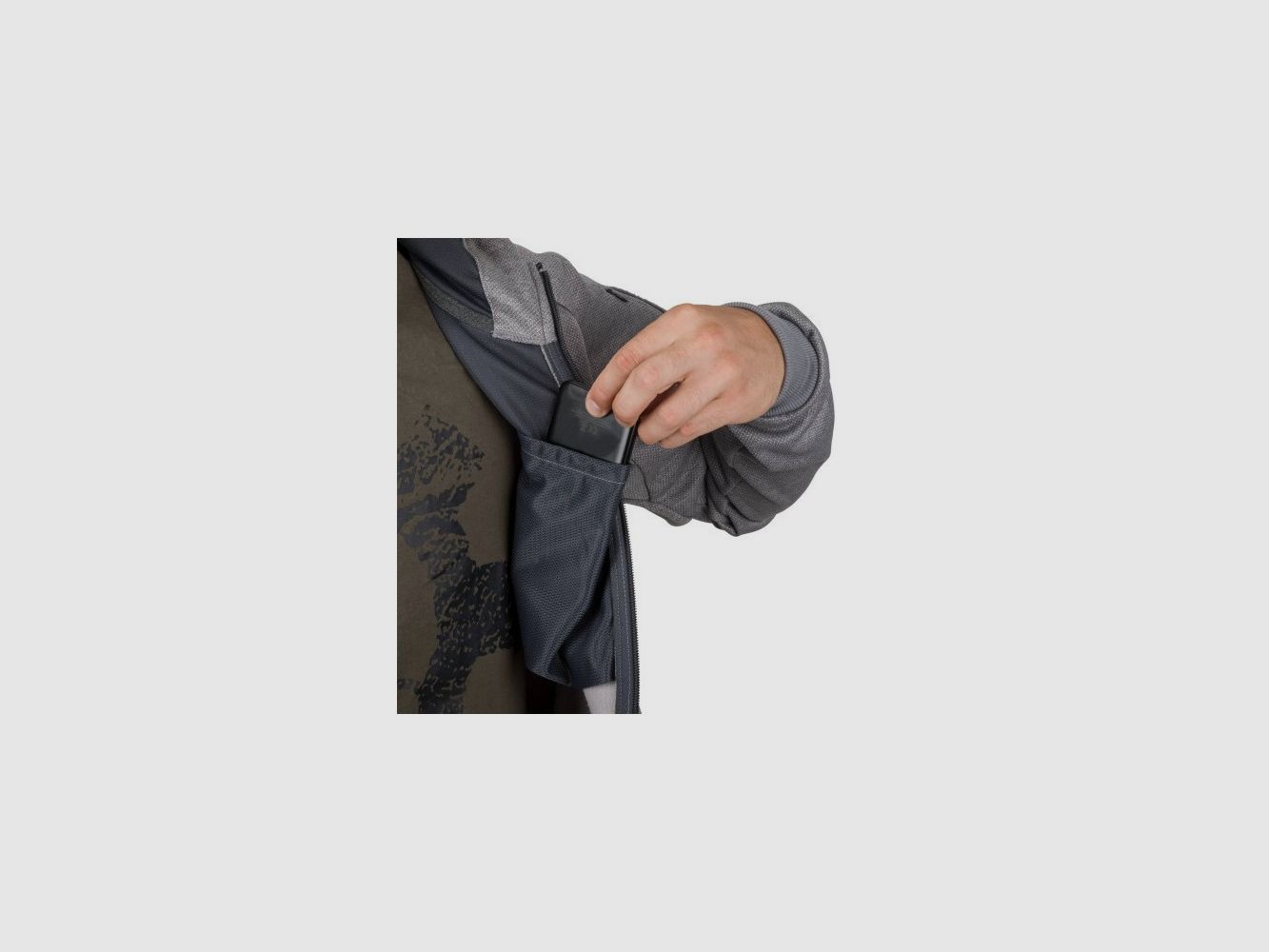 URBAN TACTICAL HOODIE FullZip black jacket, image 8 of 10