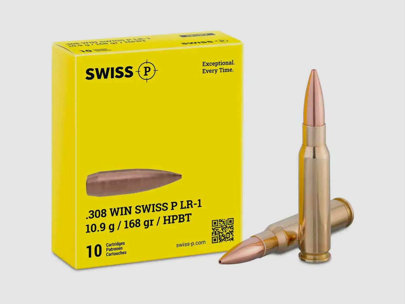 SWISS P ..308WIN LR-1 1368grs / 10,9g 10szt.