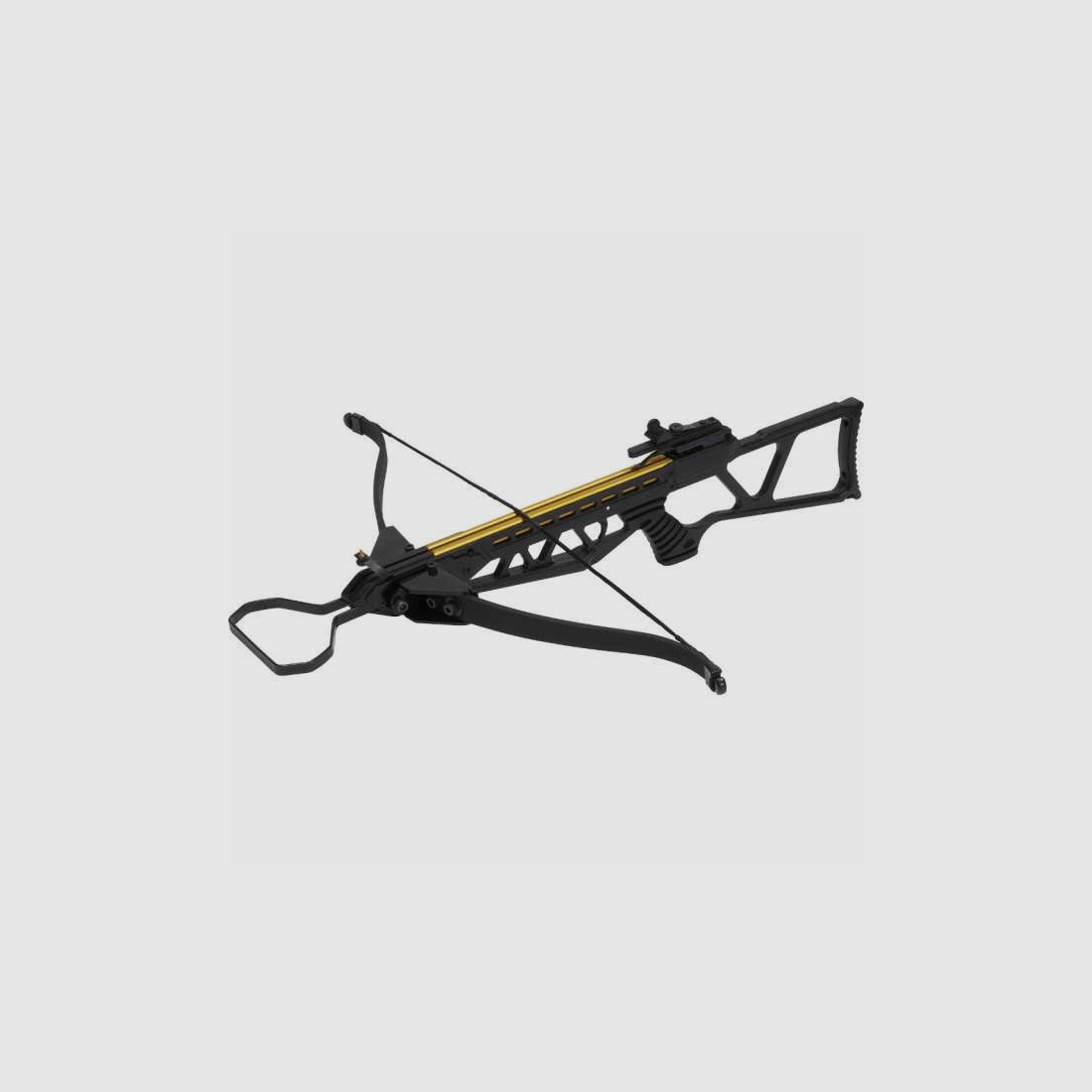 Haller Armbrustgewehr 150 lbs mit einklappbaren Fiberglasbogen