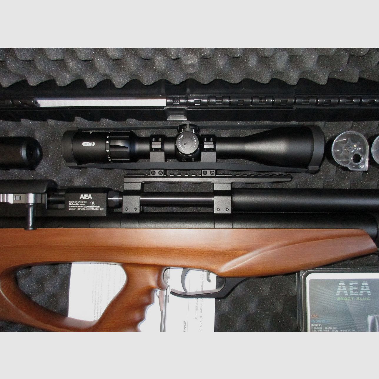 AEA – Challenger Bullpub .50 F-Version (7,5 Joule) unbenutzt (Offen ca. 600 Joule)