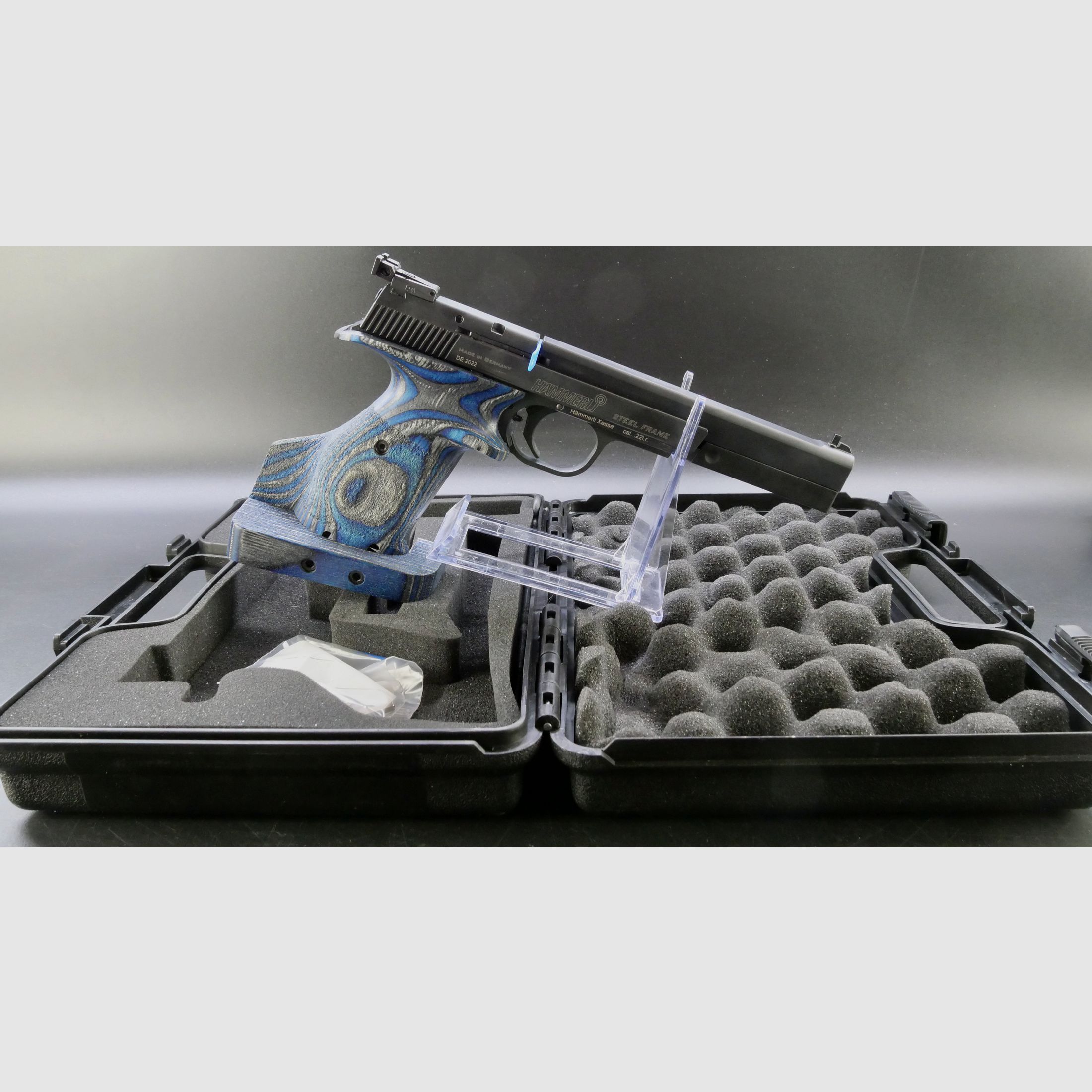 Arma de exhibición Carl Walther HÄMMERLI X-ESSE SF Sport Black .22lr