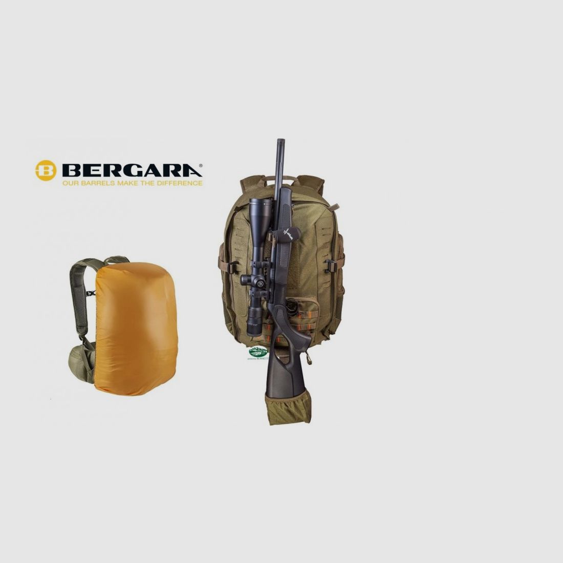 BERGARA Zaino daypak porta carabina 35 lt, immagine 2 di 2