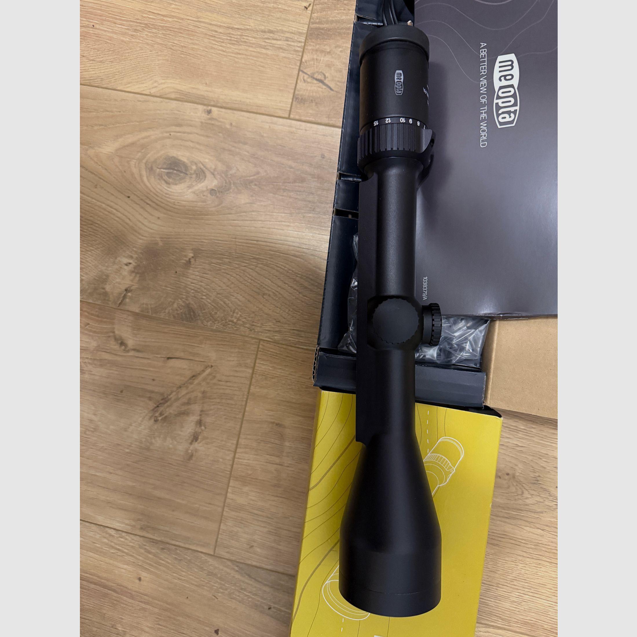 Meopta Meostar R2 2.5-15x56 RD/MR PA riflescope Parallax adjustment Zeiss rail as good as new