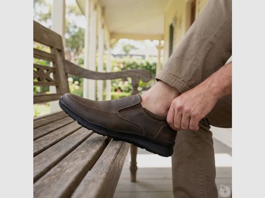 Chaussures Toucan cuir marron - Semelle PU double confort, image 1 sur 6
