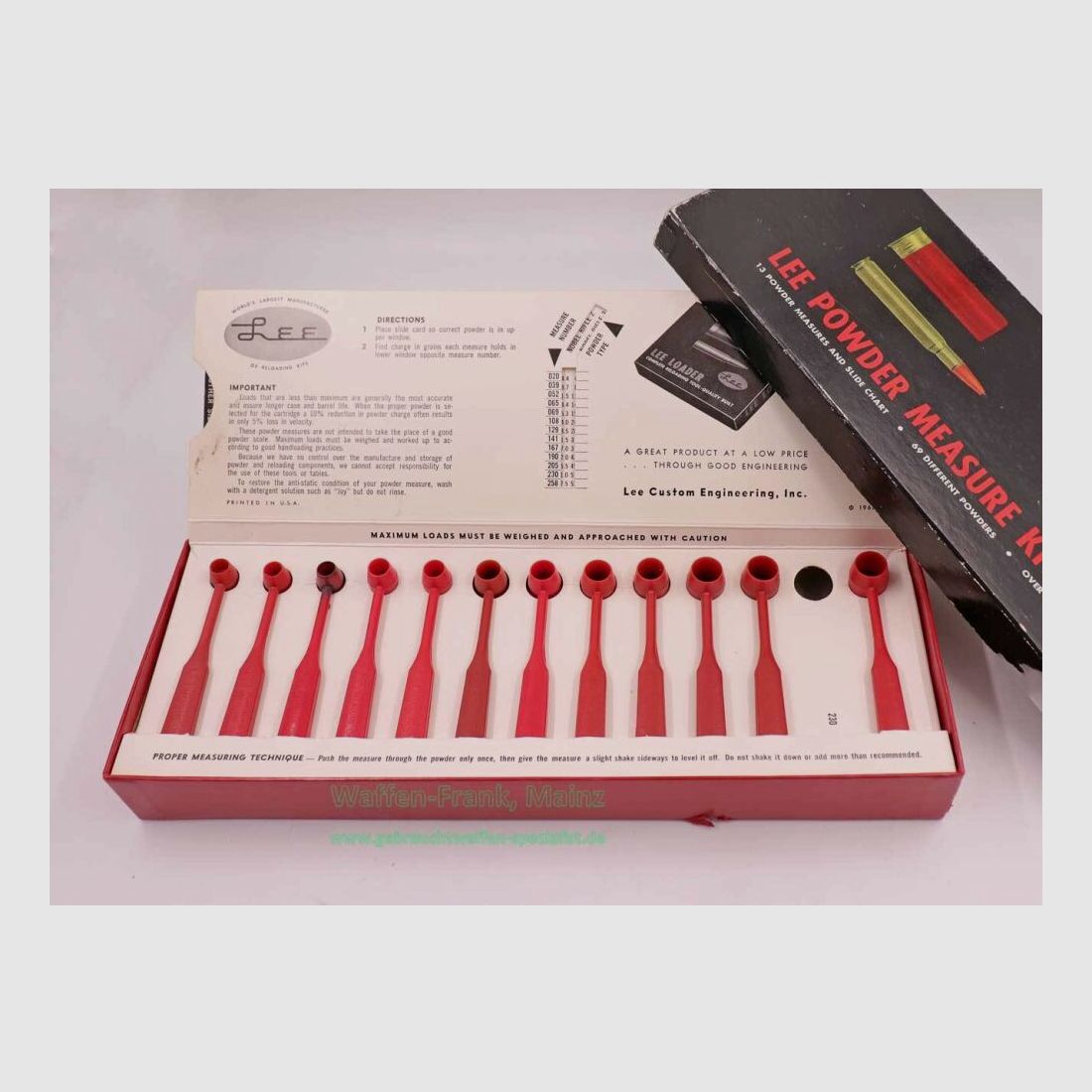 Lee / USA Juego de cucharas de polvo