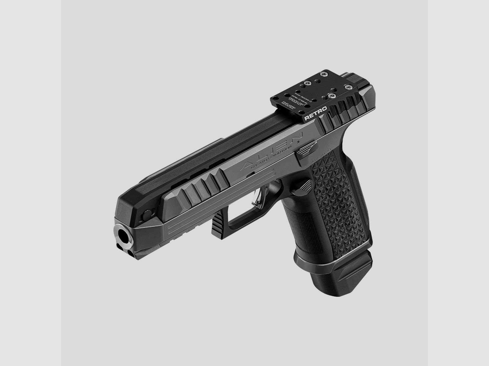 Laugo Arms – Alien Creator Retro kit (Grigio/Nero) [9mm Para], immagine 3 di 8