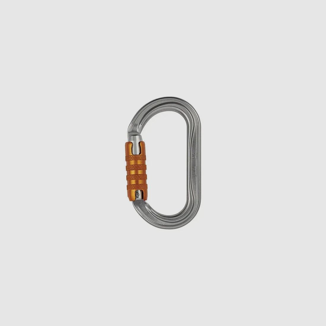 Petzl Petzl Ovalkarabiner OK Triact-Lock silberfarben