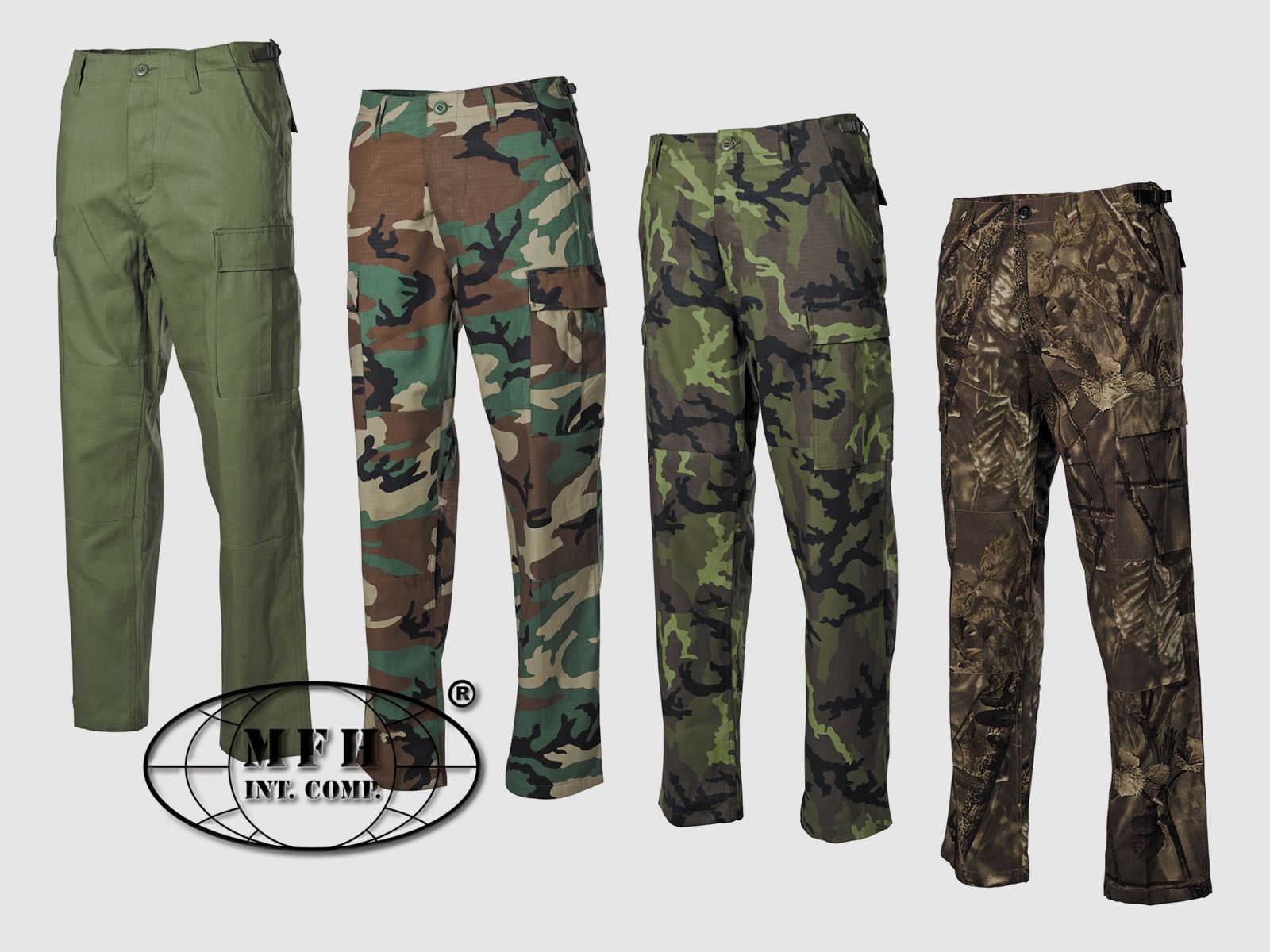 M65-broek, BDU-gevechtsbroek, Ripstop FOX, afbeelding 1 van 14