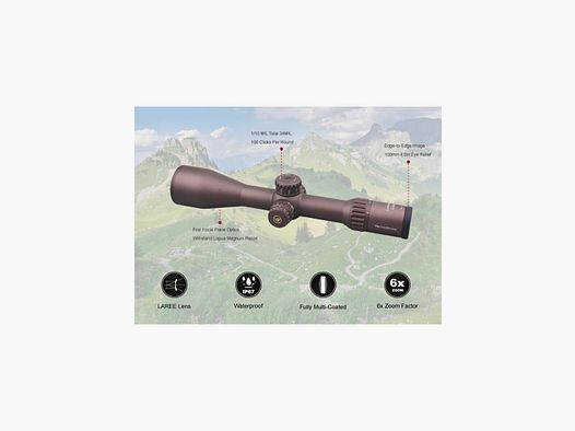 Vector Optics Continental x6 4-24x56 FFP PRS Riflescope - Dark Earth