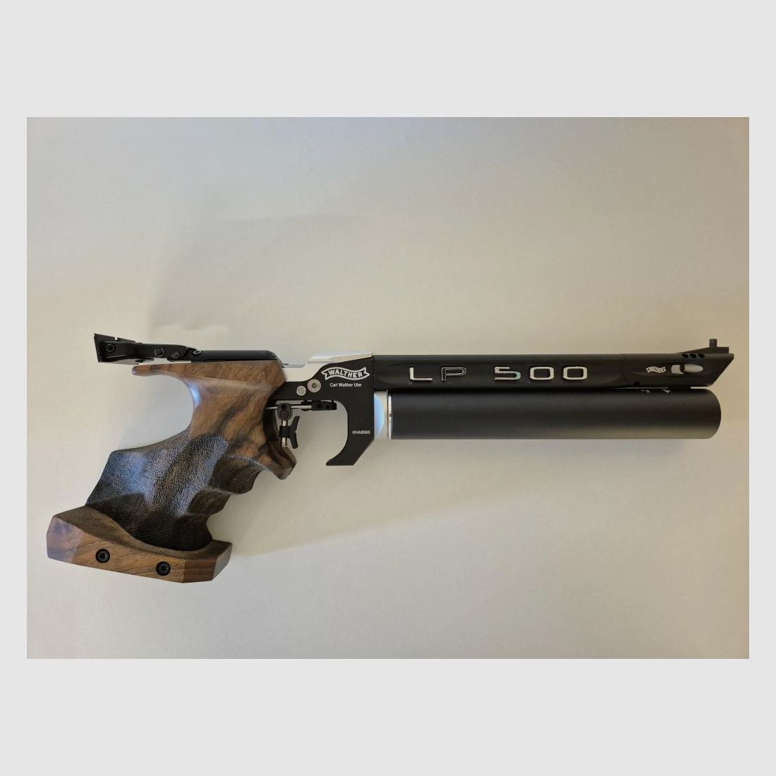 Pistola ad aria compressa Walther LP500 Expert, M-Abzug, impugnatura L destra