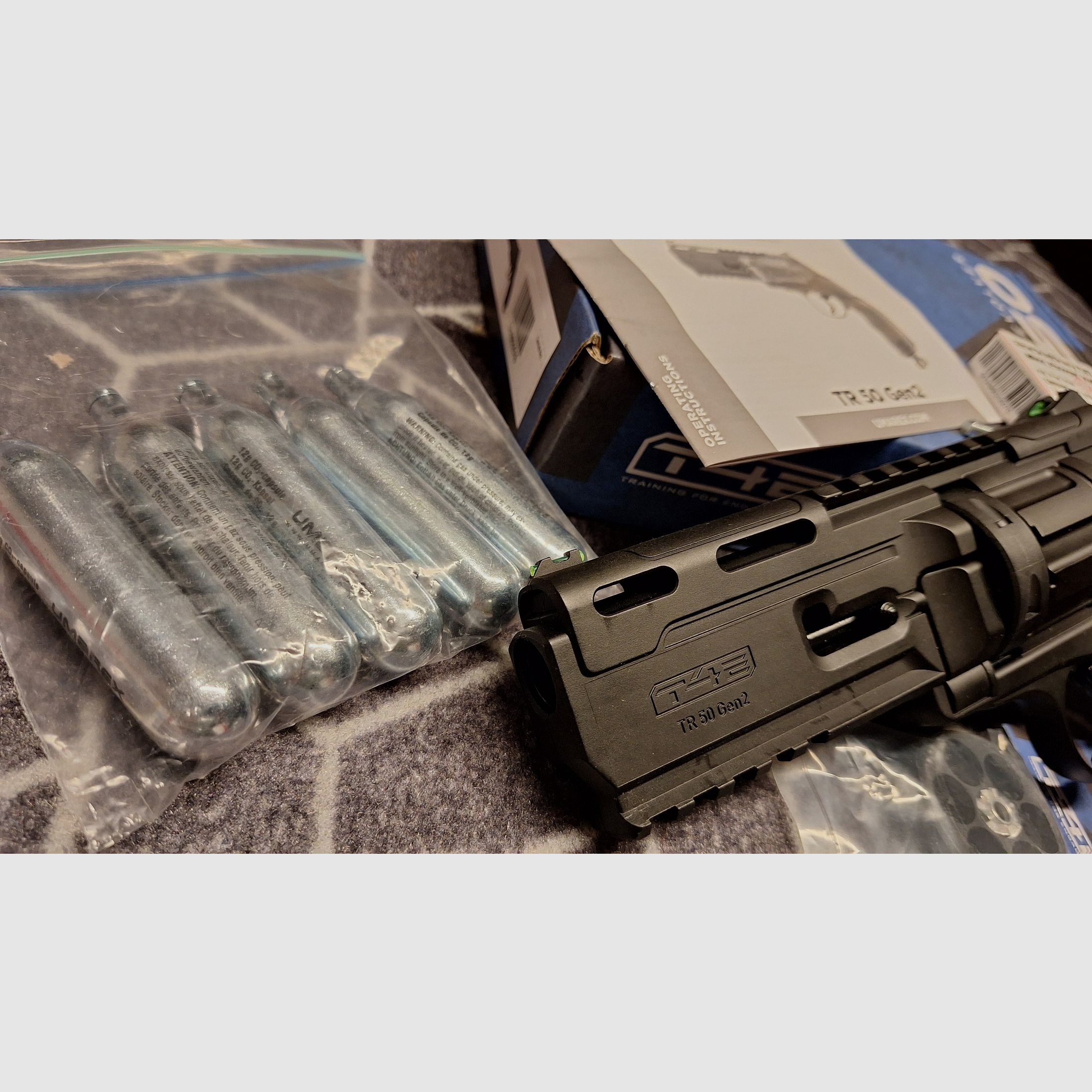 HDR50 Gen2 Revolver Co2 cal .50 - Premiumkit - Neu!