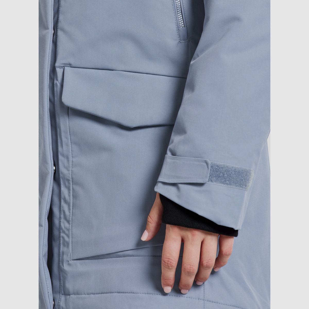 Parka para mujer DIDRIKSONS Frida 7 Azul Glacial