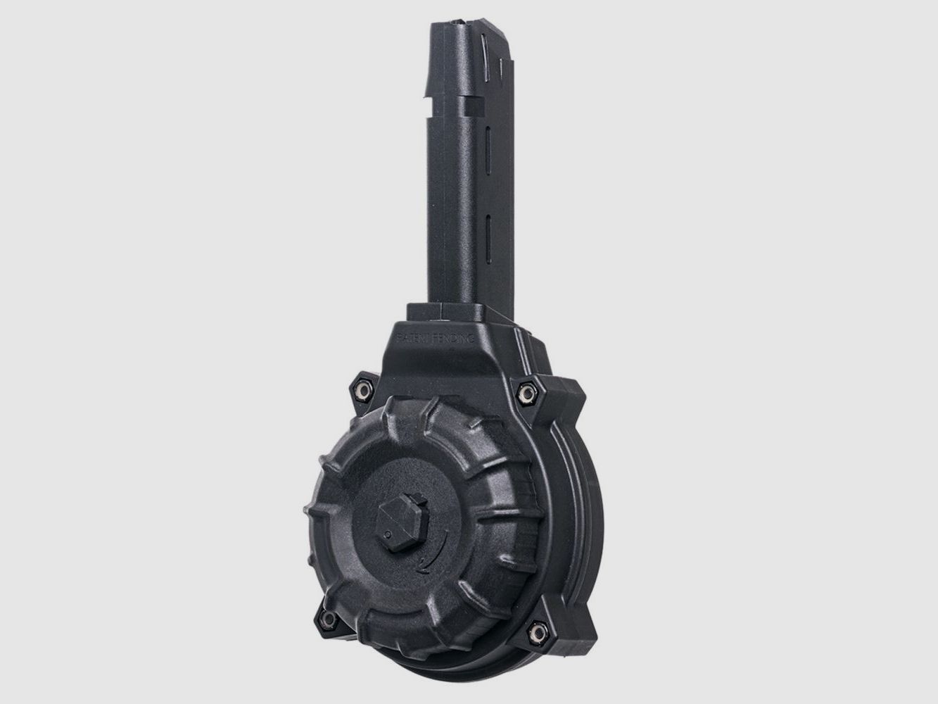 Compatible avec GLOCK 17/19 9MM (50) RD DRUM POLYMÈRE NOIR