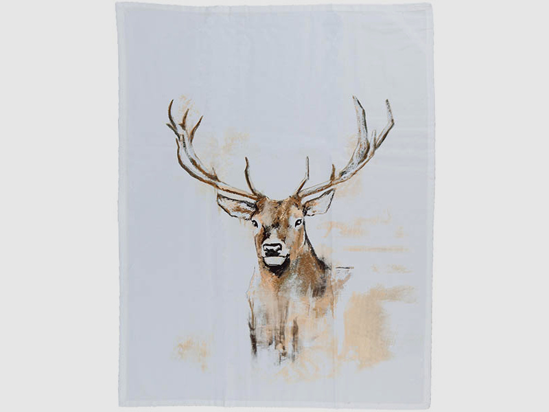 AKAH Geschirrtuch Hirsch 50x70 cm