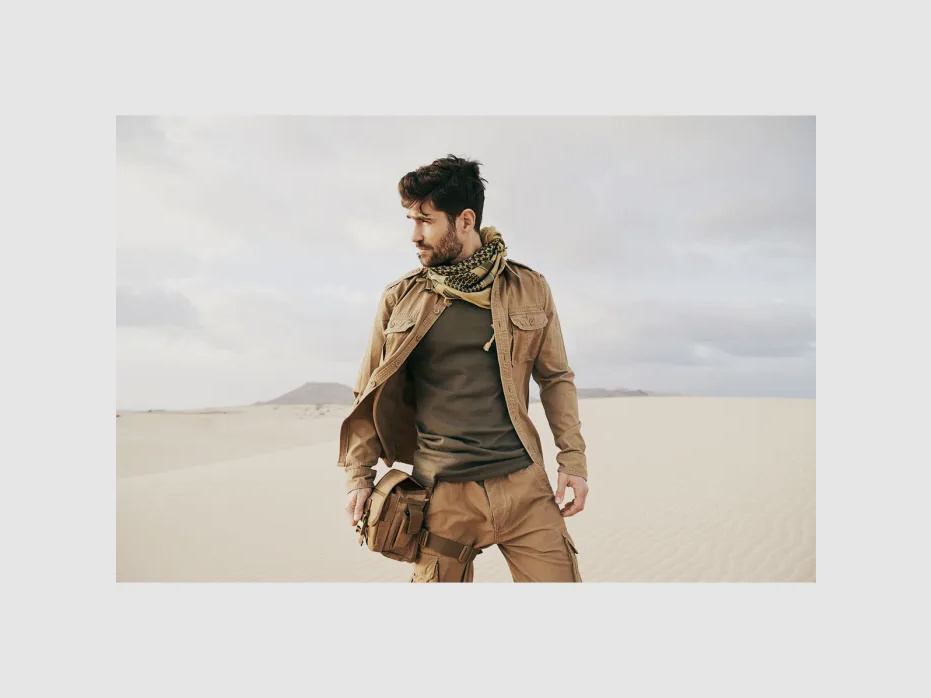 Hüfttasche mit Oberschenkel-Befestigung "Side Kick Bag" - Dark Camouflage