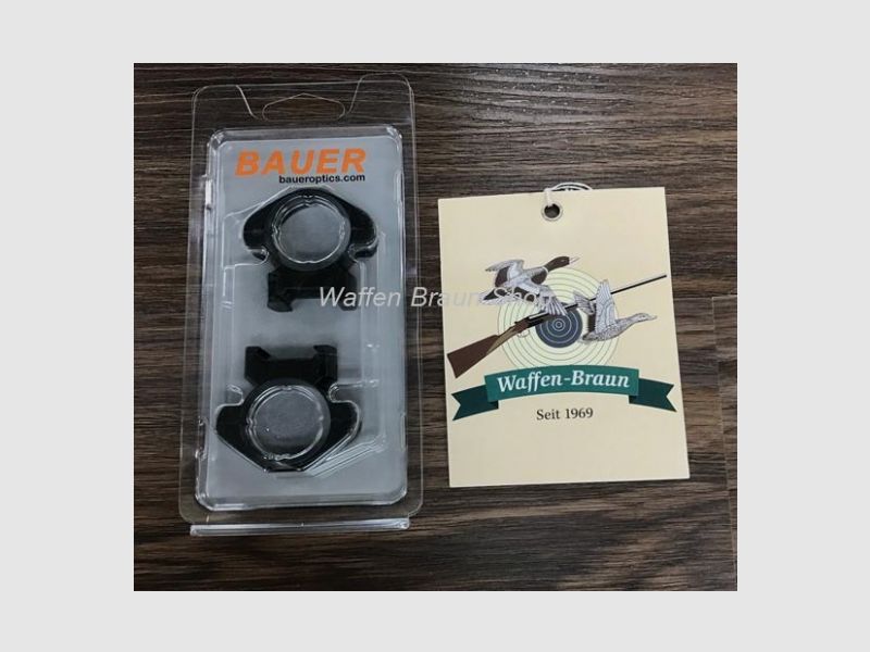 Bauer HJB Stahlmontage Slim-Line 30mm, Bauhöhe Standard, für Picatinny-/ Weaverschiene