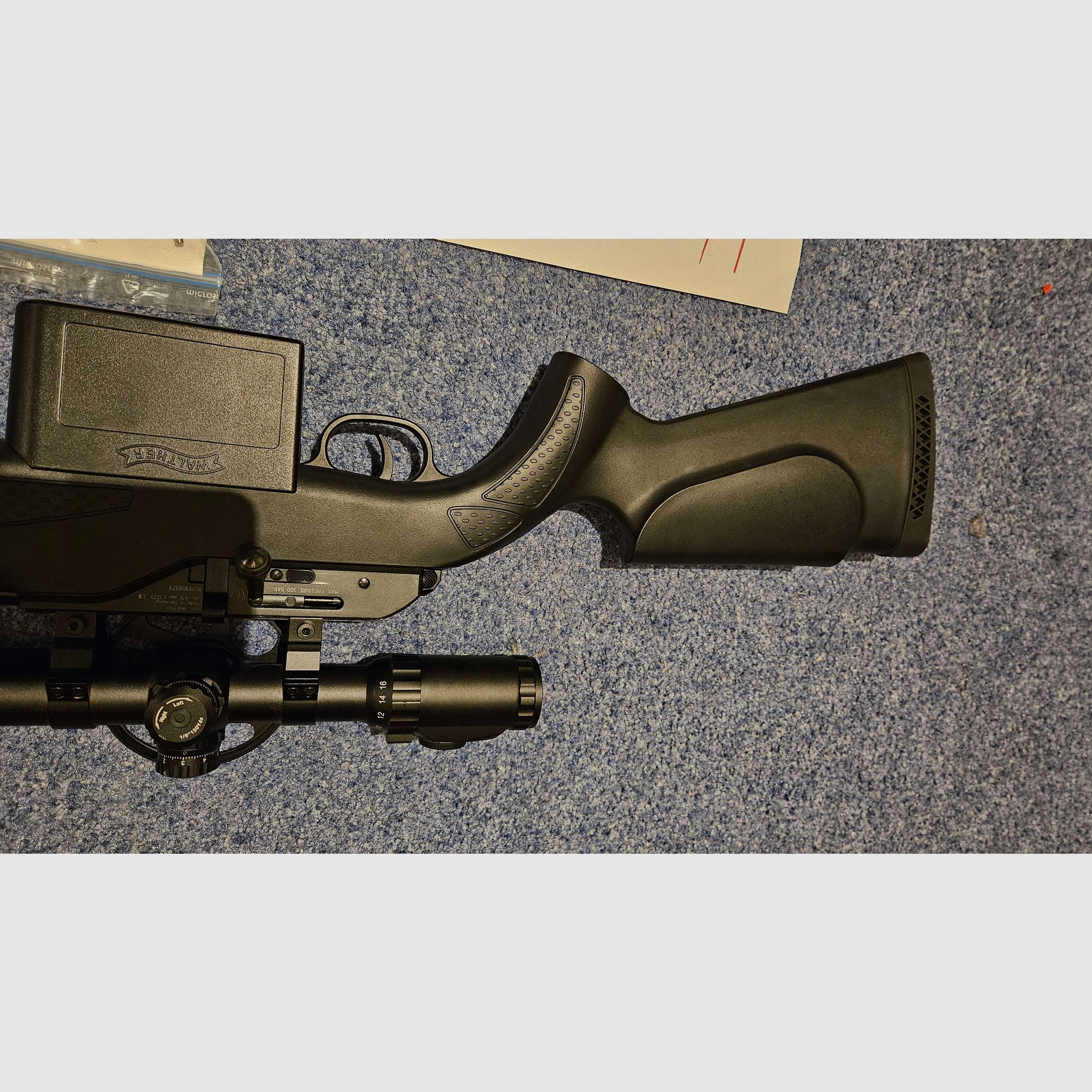 Set di fucile ad aria compressa Walther Dominator 1250FT per il tiro di campagna