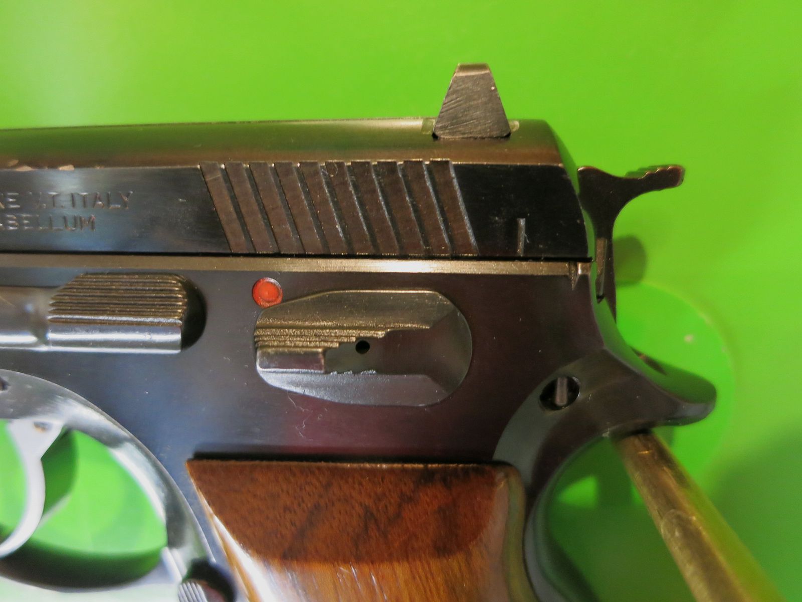 Tanfoglio TA90 Baby, semi-automatic. Self-loading sports pistol, small and handy self-defense classic, caliber 9 × 19 mm, without barrel #30