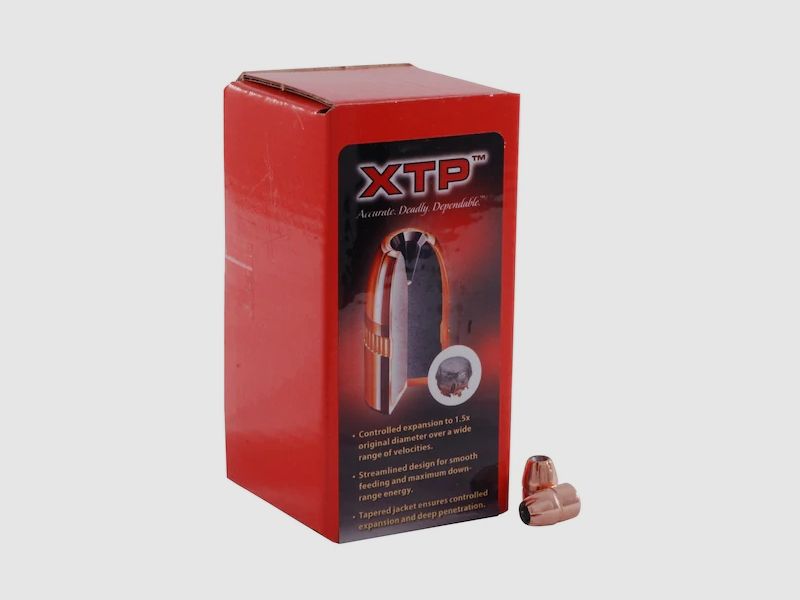 Hornady bullet .38/.357 HP/XTP with crimping ring 125GR 100 pieces