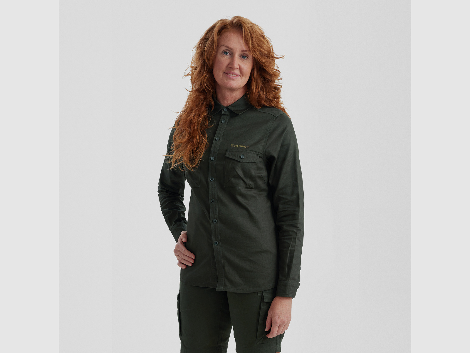 Lady Atlas Bluse - Timber – Kleidergröße Damen: 38