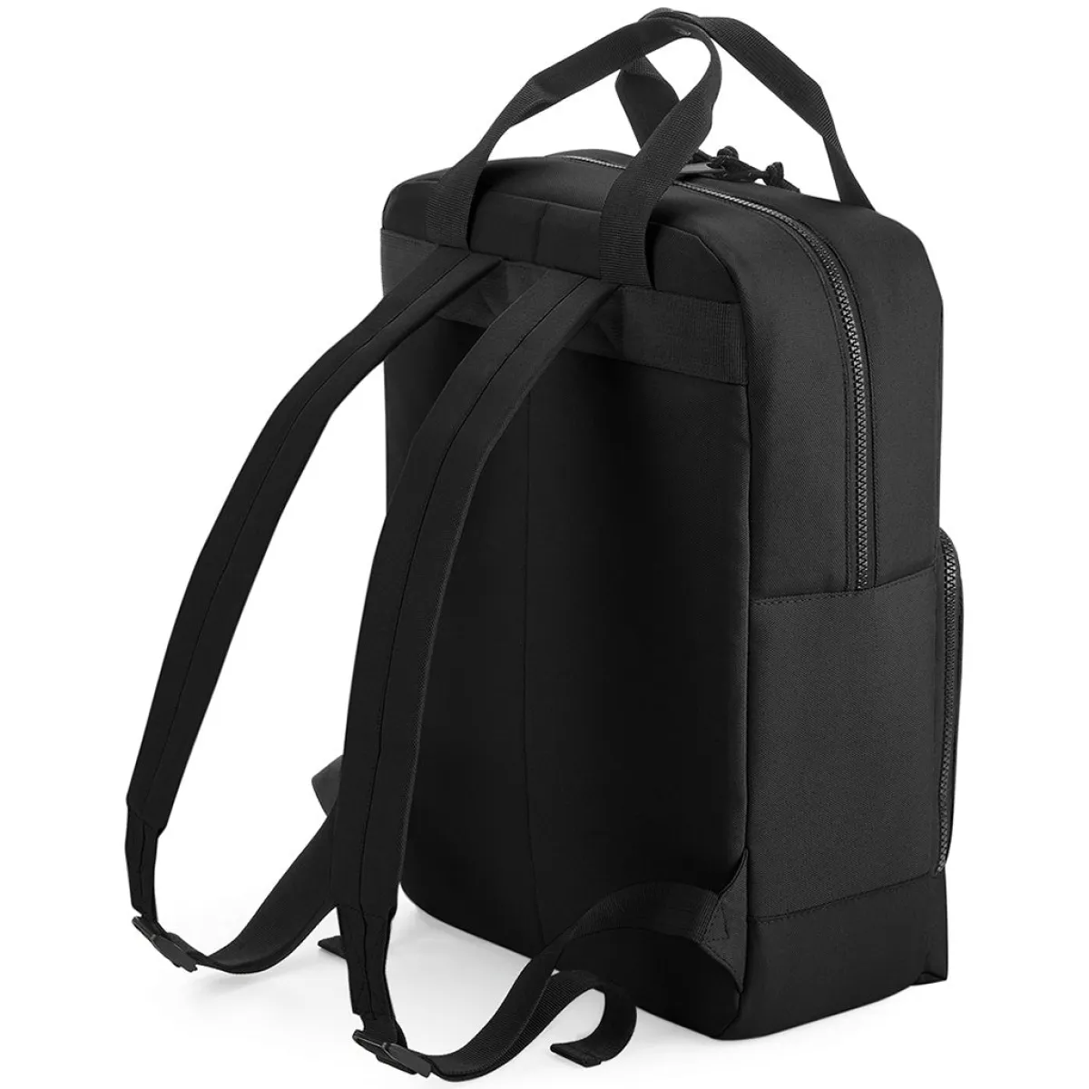 BagBase BG287 Recycling-Kühlrucksack 16 Liter mit Doppelgriff, Schwarz, Bild 2 von 2