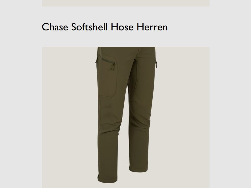 Blaser Chase Softshell Broek Heren - Dark olive, afbeelding 3 van 4