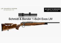 J.P. Sauer & Sohn Sauer 505 Ergo Lux Repetitiegeweer HQ3 Uitrustingspakket Elegance + VSR | 8.5x55 Blaser | Schmidt & Bender 1-8x24 Exos LM