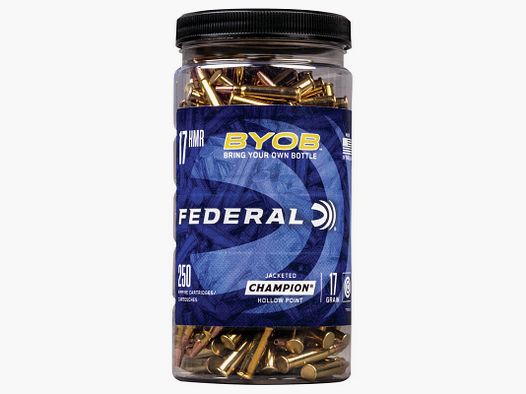 Federal Champion BYOD .17 HMR 17GR JHP 250 cartucce