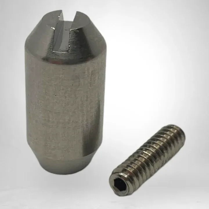 PIN DE ALIMENTACIÓN Z-RAM Y TORNILLO DE ACERO (+14 JOULE) TCP FSC T8.1 T9.1 VKS (PARA CAÑONES LARGOS)