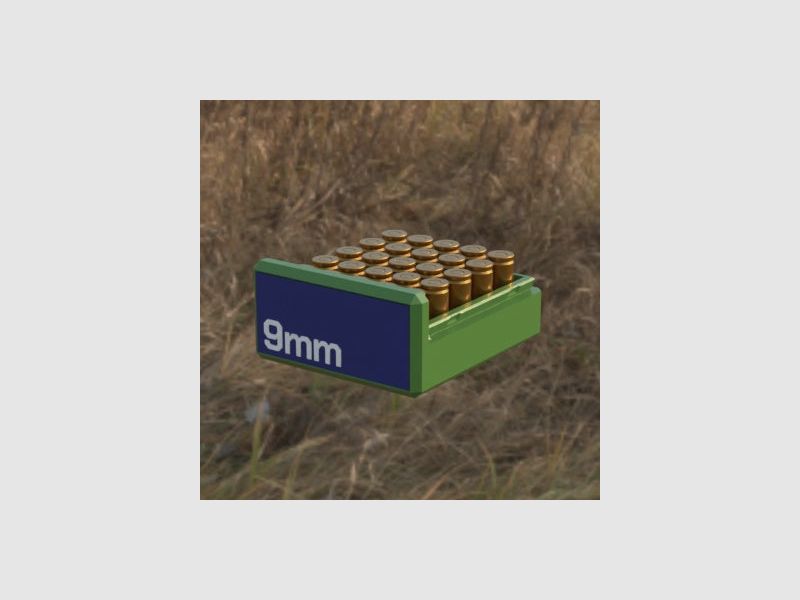 Filamelt Munitionsbox / 9x19mm Para / Luger / ‘Schiebedeckel’ / Patronenbox, Ammo Box