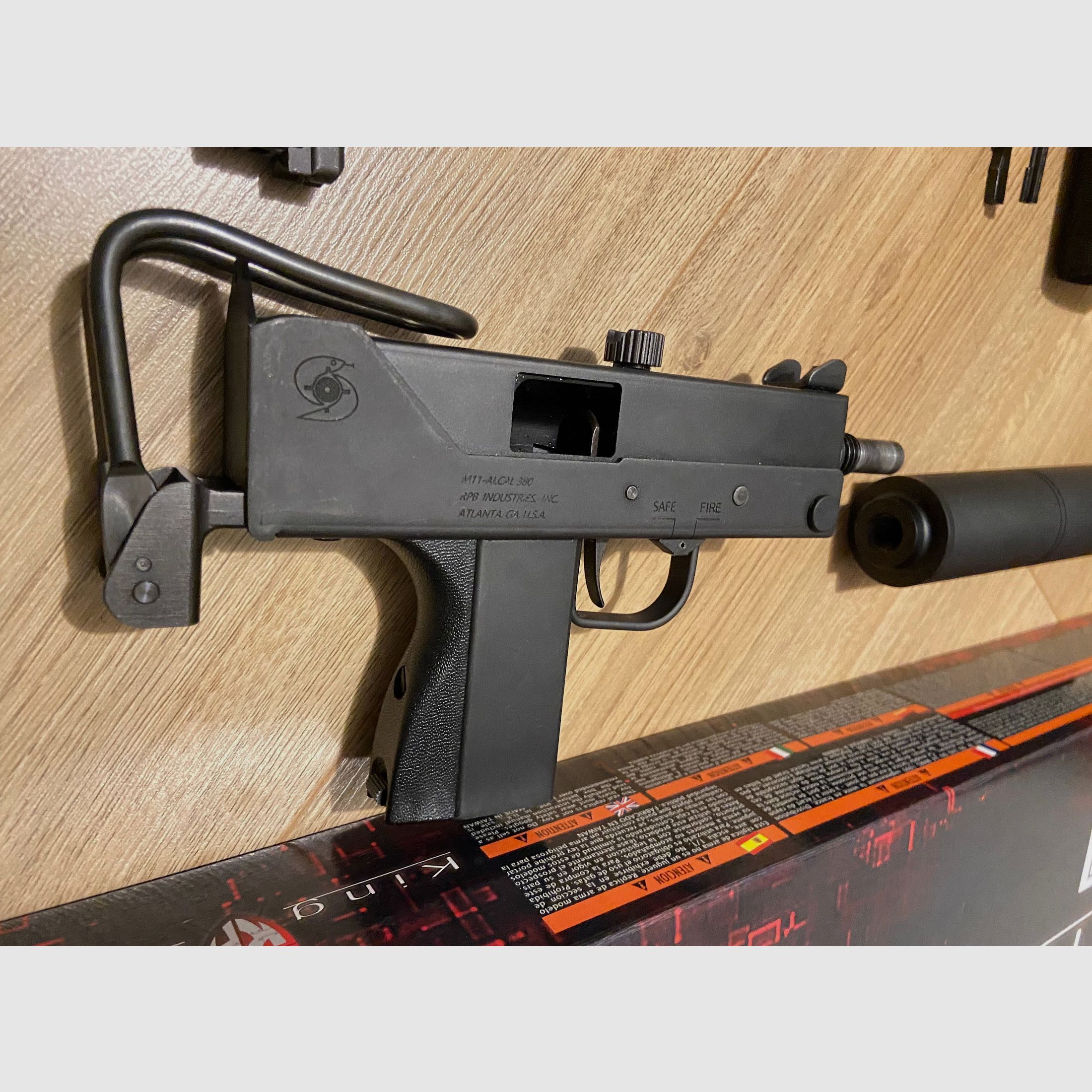 KSC/KWA M11 GBB MAC11a1 6mm BB GBB Zestaw stalowy