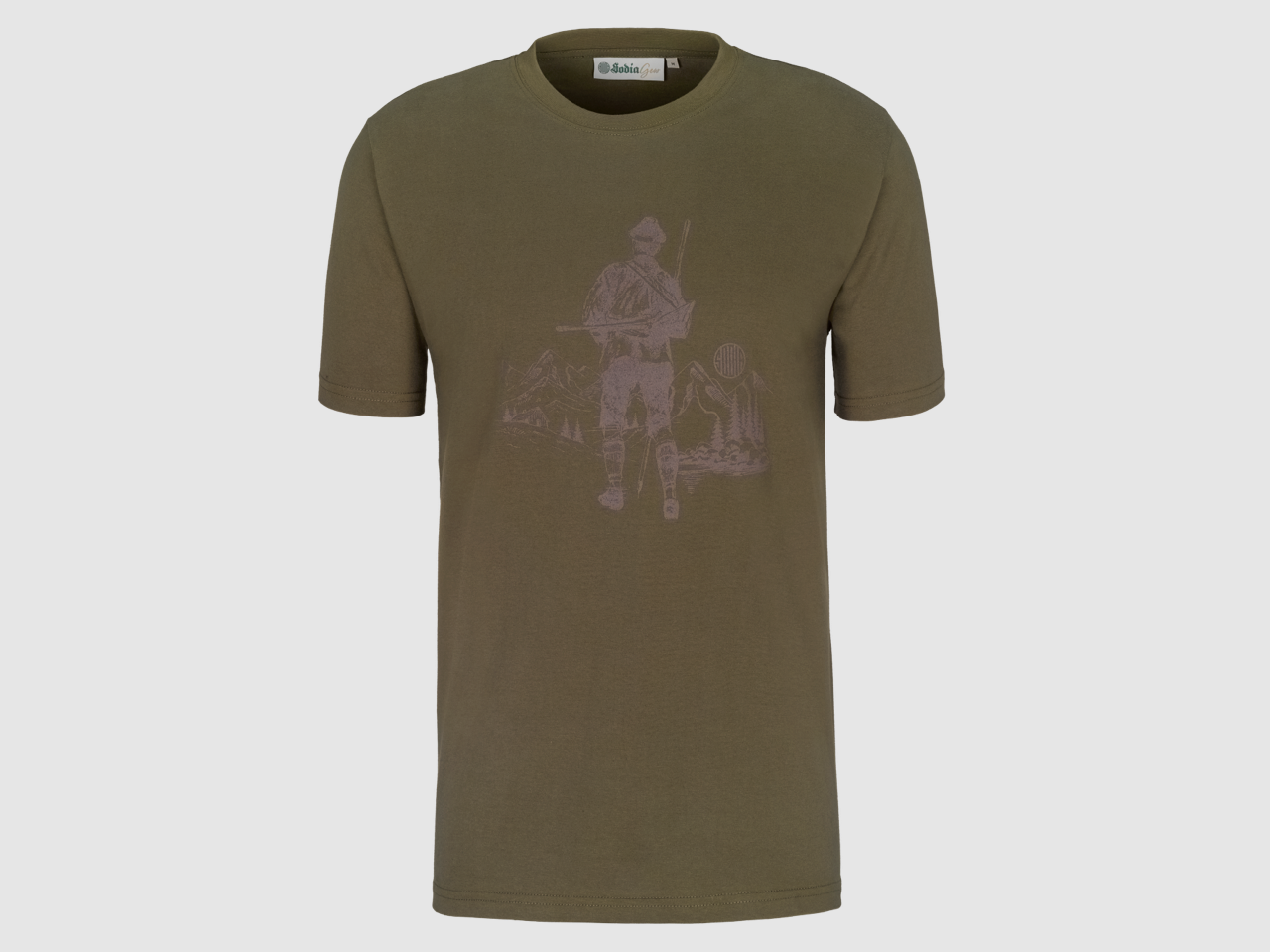 SODIA T-shirt Cacciatore con Montagna, immagine 1 di 2