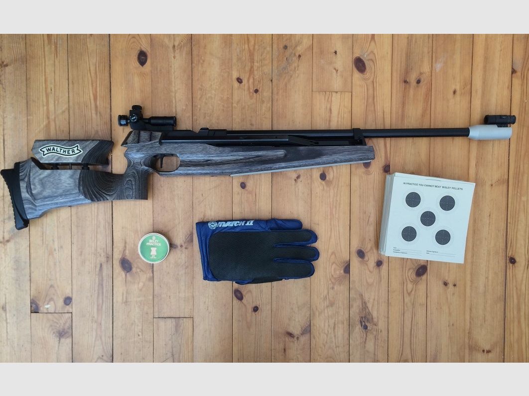 Match Luftgewehr Walther LGM2 grau rechts
