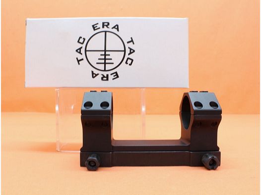 Recknagel Era-Tac Blockmontage 34mm (T2014-0025) mit Mutter, Alu schwarz, BH=25mm für Picatinnyprofil