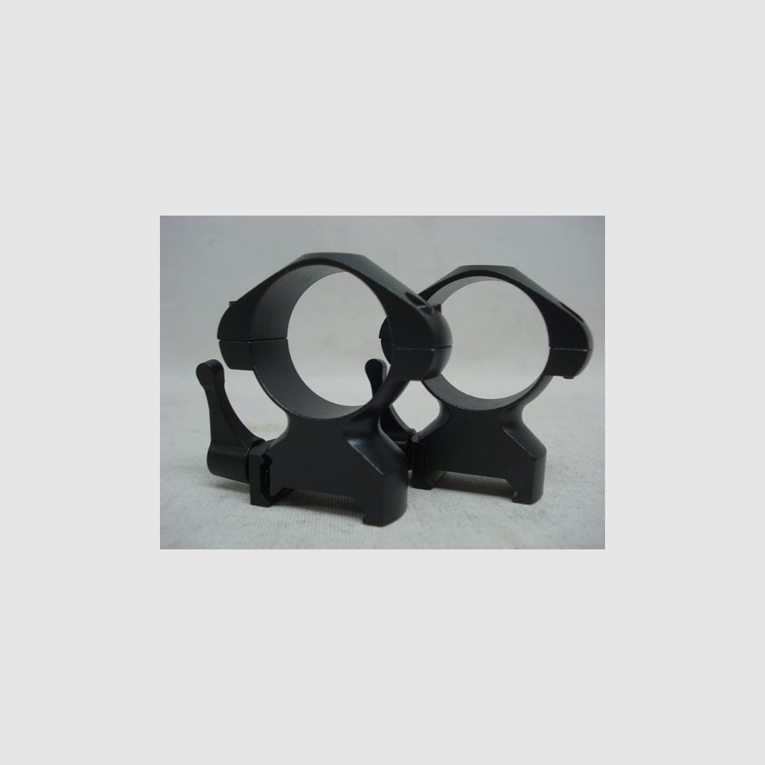 Steel rings 30 mm extra high - Weaver/Picatinny, pair with lever