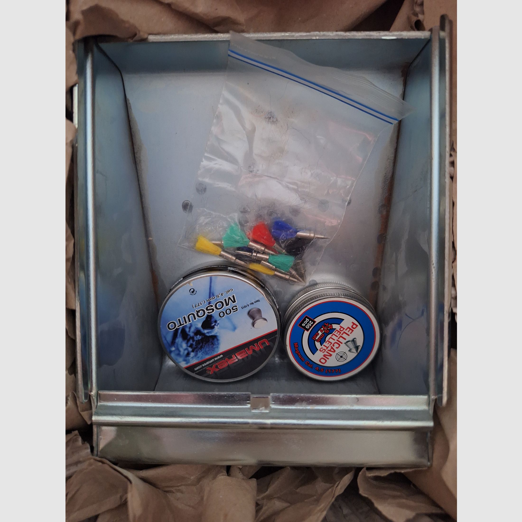 Luchtgeweer accessoireset: doelwitten, kogels, kogelvanger, afbeelding 1 van 2